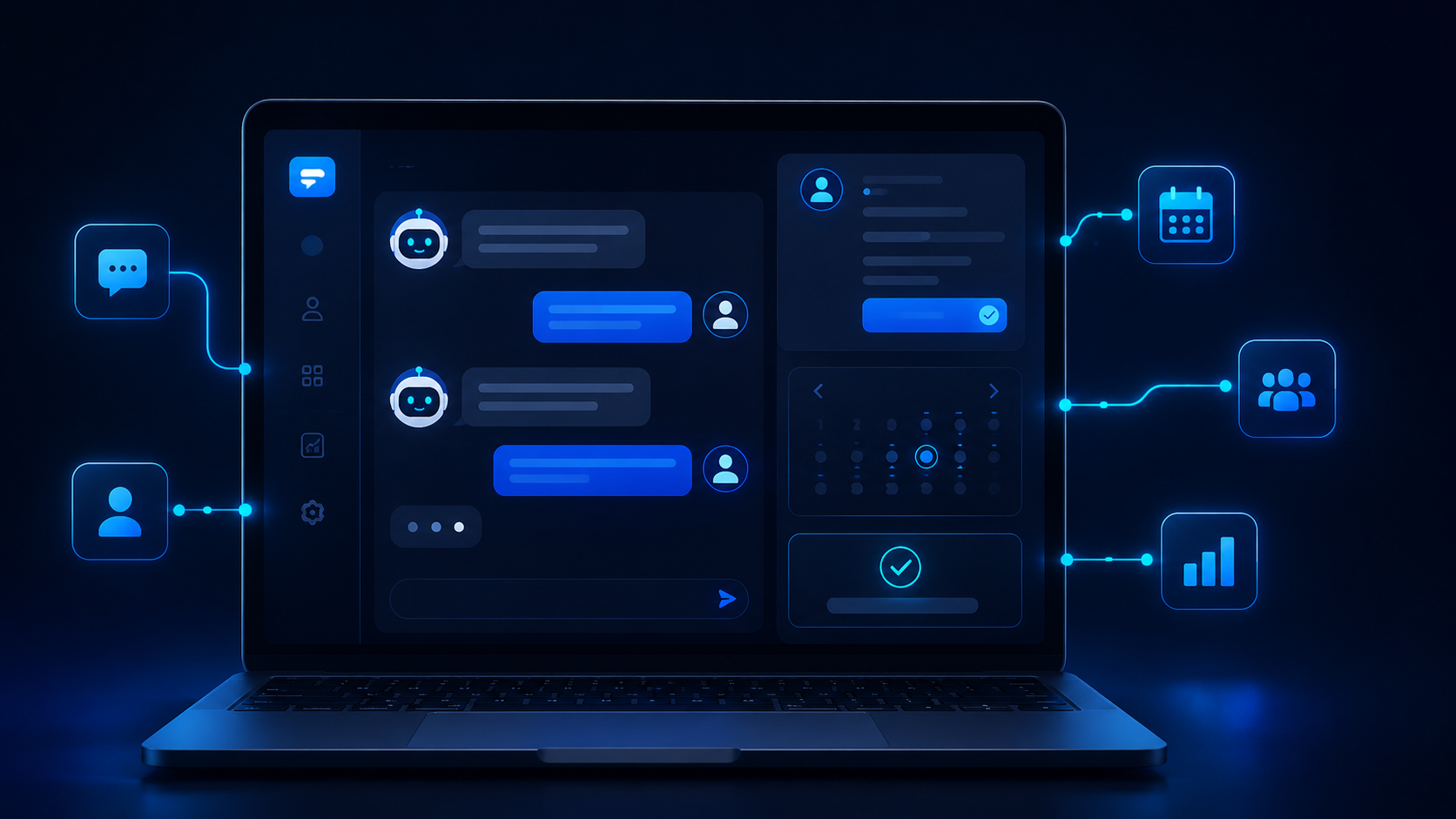 AI automation dashboard interface